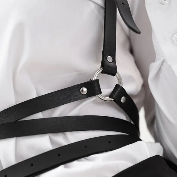 Sexy Black Body Waist Harness Belt - Picture 4 of 5